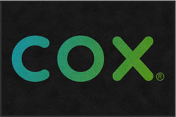4' x 6 (45" x 69") Digiprint HD  COX  Indoor Logo mat