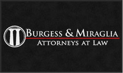 3' x 5' (35" x 59") Colorstar Impressions BURGESS & MIRAGLIA   Indoor Logo Mat