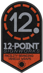 3' x 5' 6"(35" x 64") Digiprint HD Custom Shape 12 POINT SIGNWORKS  Indoor Logo Mat
