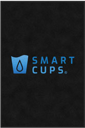 4' x 6 (45" x 69") Digiprint HD  SMART CUPS  Indoor Logo mat