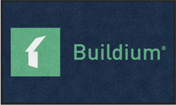 3' x 5' (35" x 59") Digiprint HD BUILDIUM  Indoor Logo Mat