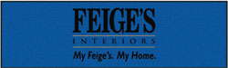 3' x 10' (35" x 119") Waterhog Impressions HD FEIGES INTERIORS  Indoor/Outdoor Logo Mat