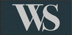 3' x 6' (35" x 69") Waterhog Inlay WS Indoor/Outdoor Logo Mat