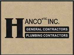 3' x 4' (35" x 47") Digiprint HD HANCO  Indoor Logo Mat
