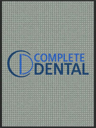 3' x 4' (35" x 47") Waterhog Inlay COMPLETE DENTAL  Indoor/Outdoor Logo Mat