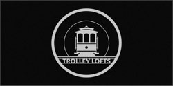 6' x 12' (68" x 143") Waterhog Impressions HD TROLLEY LOFTS  Indoor/Outdoor Logo Mat