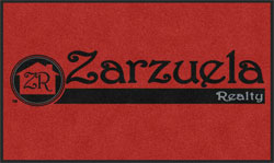 3' x 5' (35" x 59") Digiprint HD ZARZUELA  Indoor Logo Mat