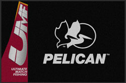4' x 6'(45" x 69") Waterhog Impressions HD PELICAN UMF   Indoor/Outdoor Logo Mat