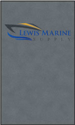 6' x 10' (68" x 119") Digiprint HD LEWIS MARINE SUPPLY  Indoor Logo mat