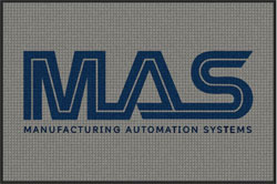 4' x 6'(45" x 69") Waterhog Impressions HD MAS  Indoor/Outdoor Logo Mat