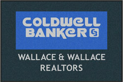 4' x 6'(45" x 69") Waterhog Inlay COLDWELL BANKER Indoor/Outdoor Logo Mat