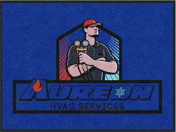 3' x 4' (35" x 47") Digiprint HD AUREON  Indoor Logo Mat