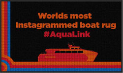 3' x 5' (35" x 58") Waterhog Impressions HD AQUALINK   Indoor/Outdoor Logo Mat