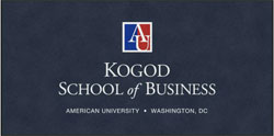 6' x 12' (68" x 143") Digiprint HD KOGOD SCHOOL STACKED  Indoor Logo Mat