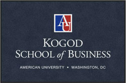 4' x 6 (45" x 69") Digiprint HD  KOGOD SCHOOL STACKED   Indoor Logo mat