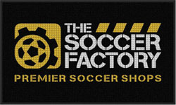 3' x 5' (35" x 58") Waterhog Impressions HD THE SOCCER FACTORY   Indoor/Outdoor Logo Mat