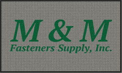 3' x 5' (35" x 58") Waterhog Impressions HD M&M Indoor/Outdoor Logo Mat