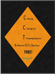 3' x 4' (35" x 47") Digiprint HD CCT  Indoor Logo Mat