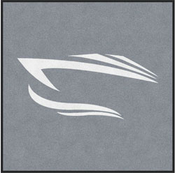 5' x 5' (58" x 58") Digiprint HD LEWIS MARINE ICON  Indoor Logo Mat