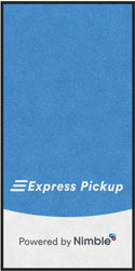 3' x 6 (35" x 69") Digiprint HD EXPRESS PICK UP  Indoor Logo mat