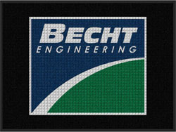 3' x 4' (35" x 47") Waterhog Impressions HD BECHT ENGINEERING  Indoor/Outdoor Logo Mat