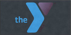 6' x 12' (68" x 143") Digiprint HD YMCA   Indoor Logo Mat