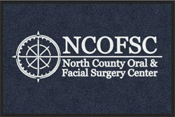 2 'x 3' (24" x 35") Digiprint HD NCOFSC  Indoor Logo Mat