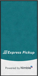3' x 6 (35" x 69") Digiprint HD EXPRESS PICK UP  Indoor Logo mat