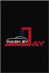 4' x 6'(45" x 69") Waterhog Impressions HD WASH BY JAY  Indoor/Outdoor Logo Mat