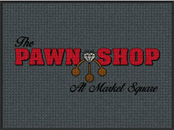 3' x 4' '(35" x 45") Waterhog Impressions HD THE PAWNSHOP   Indoor/Outdoor Logo Mat