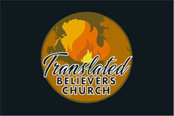 4' x 6' (46" x 69") Floor Impressions TRANSLATED BELIEVERS CHURCH  Rubber Logo Mat