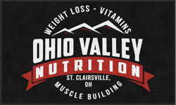 3' x 5' (35" x 59") Digiprint HD OHIO VALLEY NUTRITION  Indoor Logo Mat