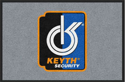 2 'x 3' (24" x 35") Digiprint HD KEYTH SECURITY  Indoor Logo Mat