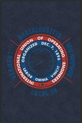 4' x 6 (45" x 69") Digiprint HD LOCAL 98  Indoor Logo mat