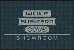 4' x 6' (45" x 69") Waterhog Inlay SUB ZERO WOLF Indoor /Outdoor Logo Mat