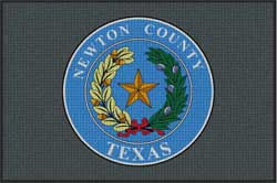 4' x 6' (45" x 69") Waterhog Impressions HD NEWTON COUNTY Indoor/Outdoor Logo Mat