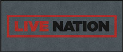 3' x 7' (35" x 82") Digiprint HD  LIVE NATION  Indoor Logo Mat