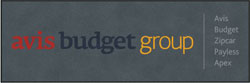 4' x 12' (45" x 143") Digiprint HD AVIS BUDGET Indoor Logo Mat