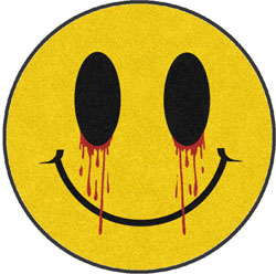 3' Round (35" inches) Digiprint HD Custom Shape SMILEY  Indoor Logo Mat