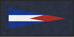 2' x 4' (24" x 47") Digiprint HD YC FLAG Indoor Logo Mat