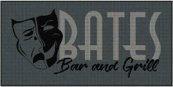 4' x 8' Waterhog Impressions HD BATES  Indoor/Outdoor Logo Mat