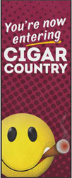 4' x 10'(45" x 119") Digiprint HD CIGAR COUNTRY Indoor Logo Mat