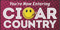 4'6" x 8'6" (52" x 100" ) Digiprint HD CIGAR COUNTRY  Indoor Logo Mat