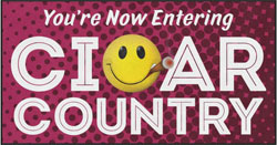 5' x 9'6" (58" x 112" ) Digiprint HD CIGAR COUNTRY  Indoor Logo Mat
