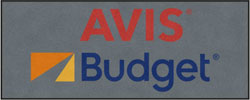 4' x 10'(45" x 119") Digiprint HD AVIS BUDGET  Indoor Logo Mat