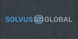 5' x 10' (58" x 119") Digiprint HD SOLVUS GLOBAL   Indoor Logo Mat