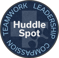 3' Round (35" inches) Digiprint HD Custom Shape HURDLE SPOT Indoor Logo Mat