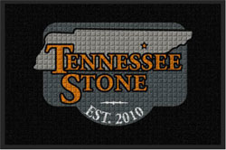 2' x 3' ( 22" x 35") Waterhog Impressions HD TENNESSEE STONE   Indoor/Outdoor logo mat