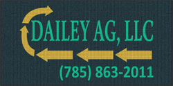 4' x 8'(45" x 95") Waterhog Inlay DAILEY AG Indoor/Outdoor Logo Mat