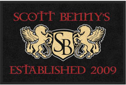 2 'x 3' (24" x 35") Digiprint HD SCOTT BENNYS Indoor Logo Mat